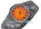 Super Clone DIW Patek Philippe Orange Dial Nautilus 5711 Full Carbon Fiber Watch (3)_th.jpg